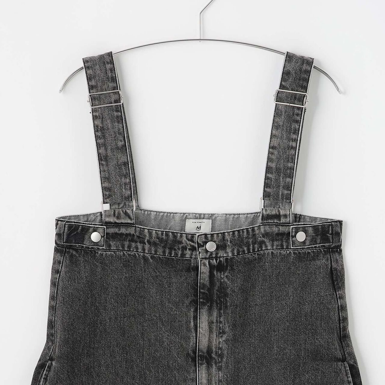 [AMI] High-Waist Jumper Skirt,Black, large image number 10