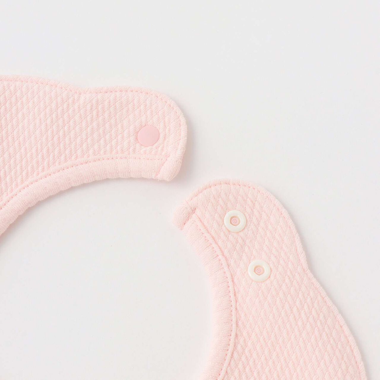 Rose Embroidery Scallop Bib,Off white, large image number 2