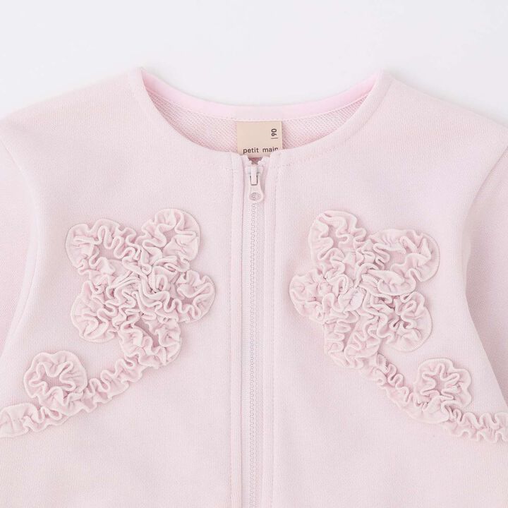 Link Anti-Stain Frill Motif Haori,Light pink, medium image number 13