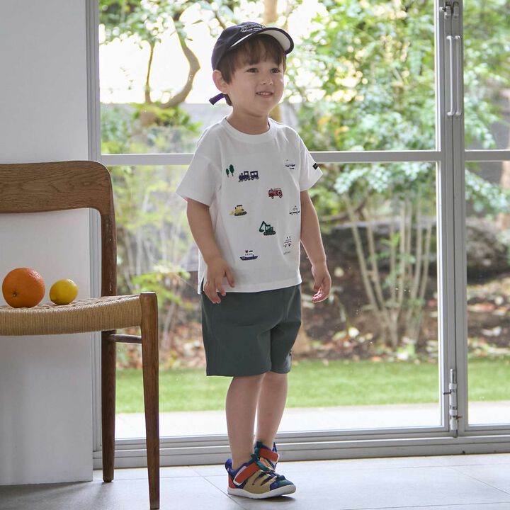 Cool Touch Working Vehicles Embroidered Short Sleeve T-Shirt,Green, medium image number 4