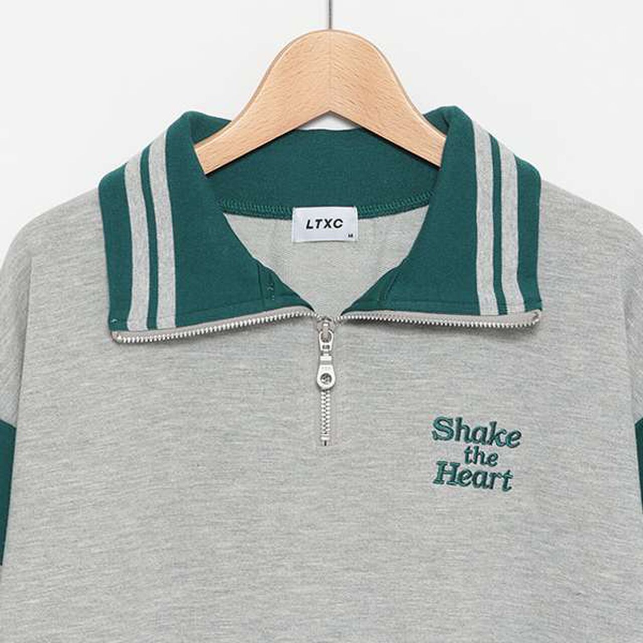 LTXC - Half-Zip Long Sleeve Set,Top gray, large image number 13