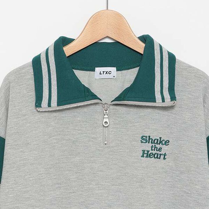 LTXC - Half-Zip Long Sleeve Set,Top gray, medium image number 13