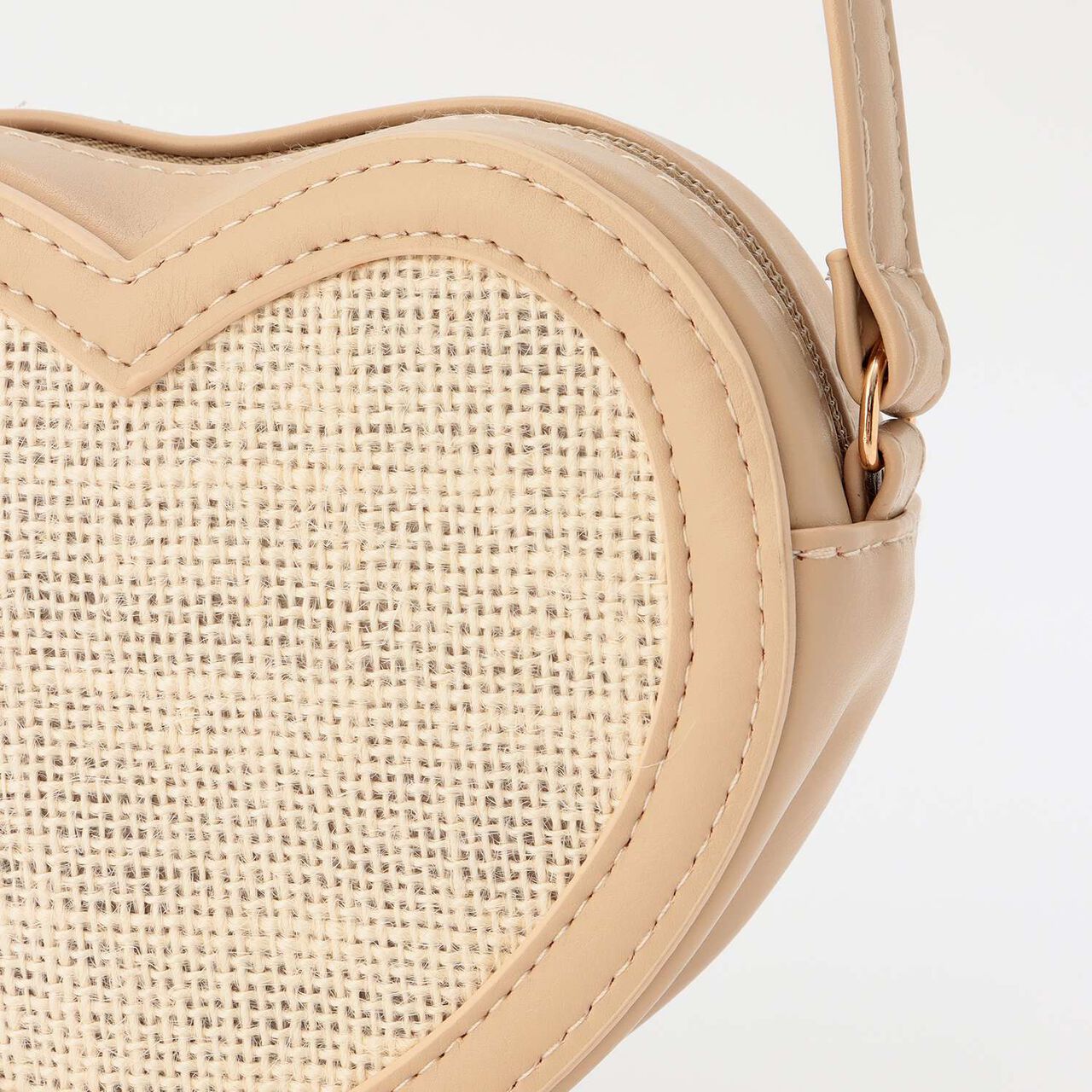 Heart Small Shoulder Bag,Black, large image number 7