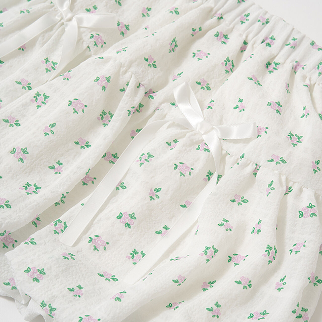 [Coordinatable Setup] Balloon Skirt with Ribbon,Lavender, large image number 12