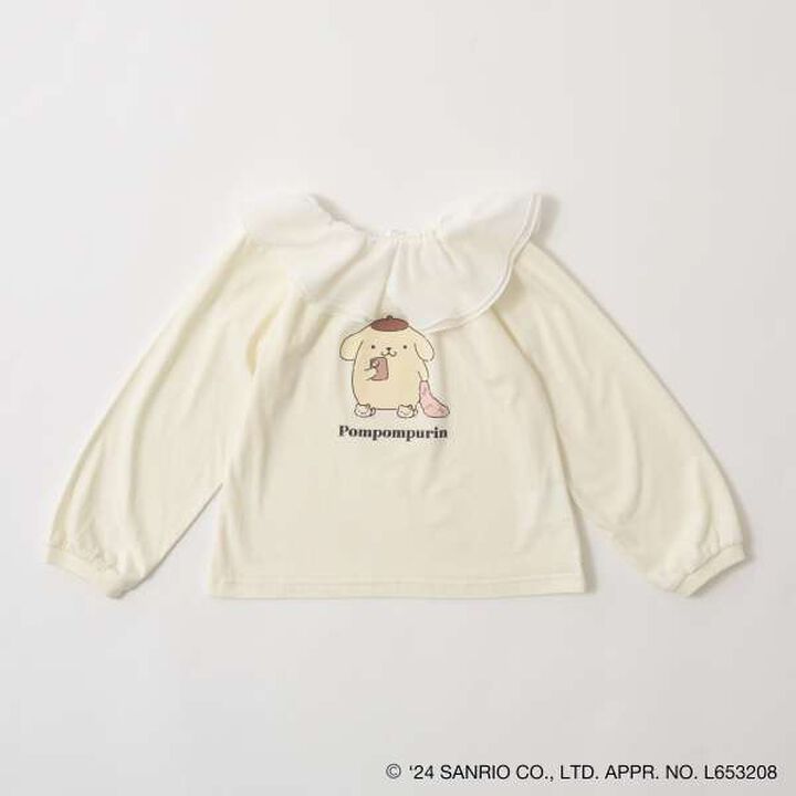 Sanrio Sheer Collared A-Line Print T-Shirt,Mint, medium image number 10