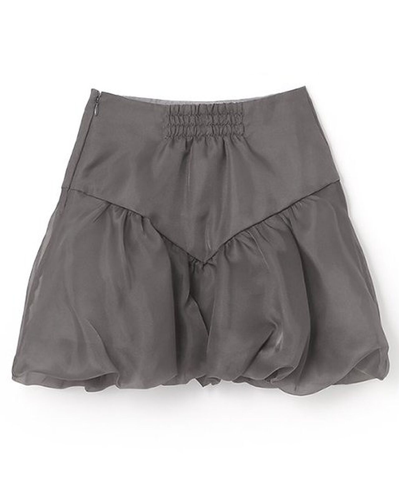 Sheer Balloon Skirt,Off white, large image number 6