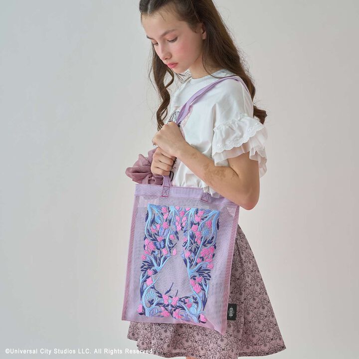 [WICKED] Embroidery Mesh Tote Bag,, medium