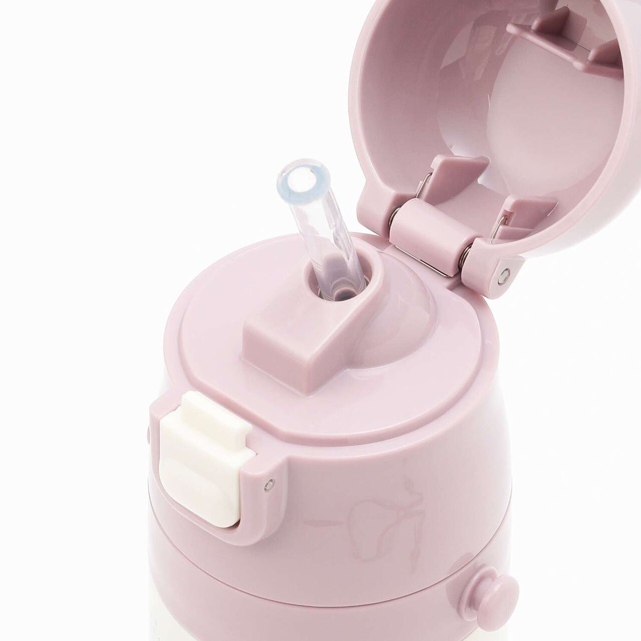 Stainless Steel Bottle with Straw,Lavender, large image number 4