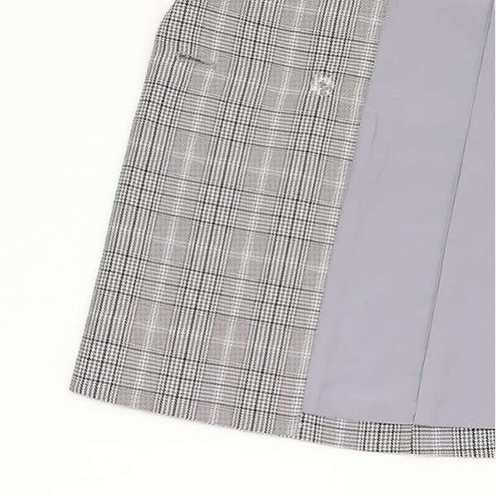 [Graduation Attire] Emblem Jacket and Shorts Outfit Set,Gray, medium image number 19