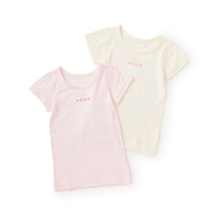 Short-Sleeve Undershirt,Pink, medium image number 6