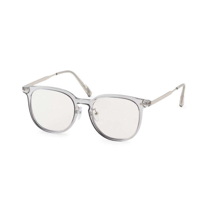 [Photochromic Lens] Fashion Glasses with Case,Gray, medium image number 7