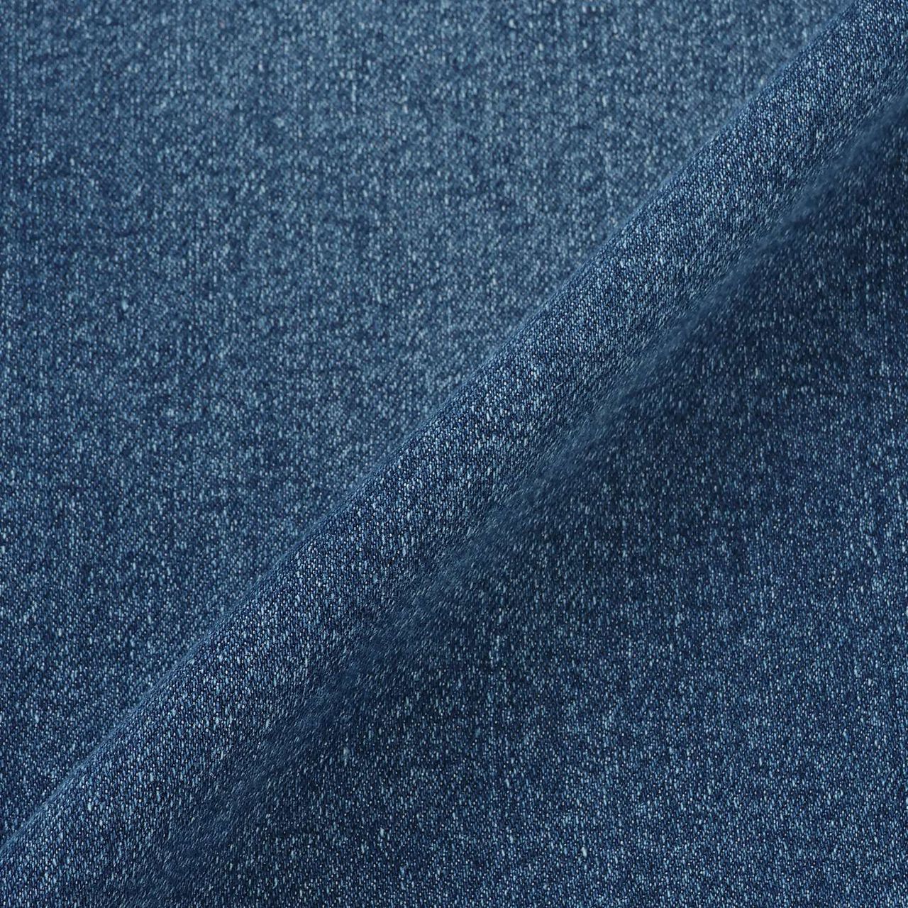 [Parent-Child Matching] Lace Denim Pants,Sax blue, large image number 7