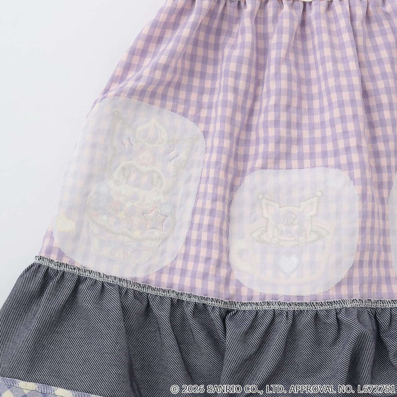 [Cinnamoroll / Kuromi] Jumper Skirt,Lavender, large image number 15
