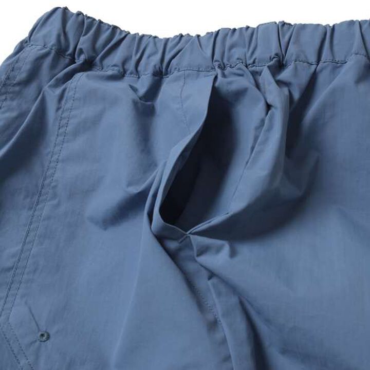 [Water-Repellent] Nylon Washed Baker Shorts,Black, medium image number 2