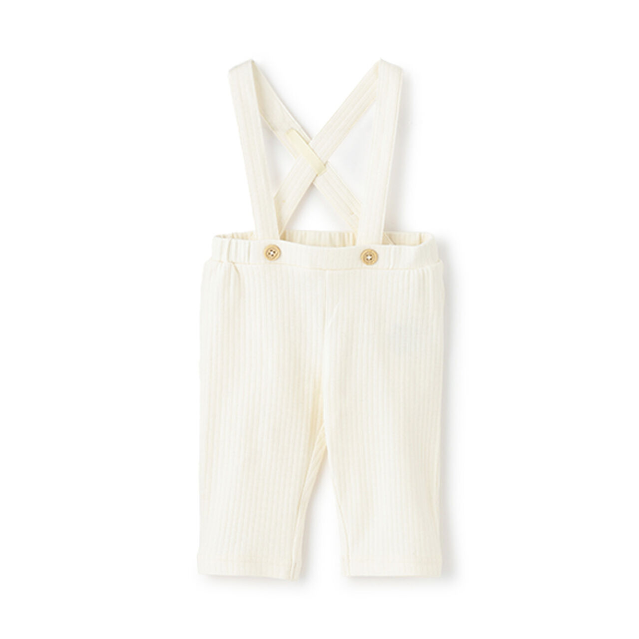 Pants with Suspenders,Light khaki, large image number 8