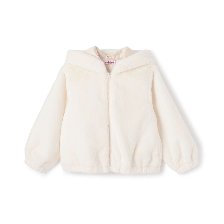 Faux Fur Bomber Jacket,Pink, medium image number 9