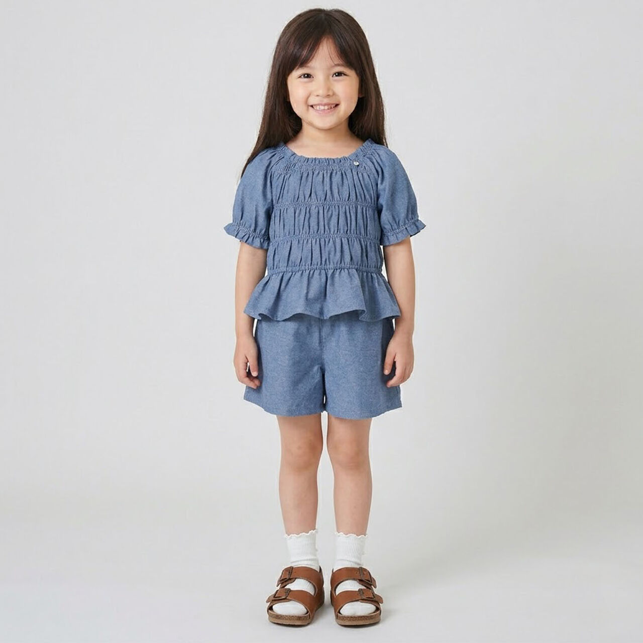 Plenty of Gathered Outfit Set,Navy, large image number 15