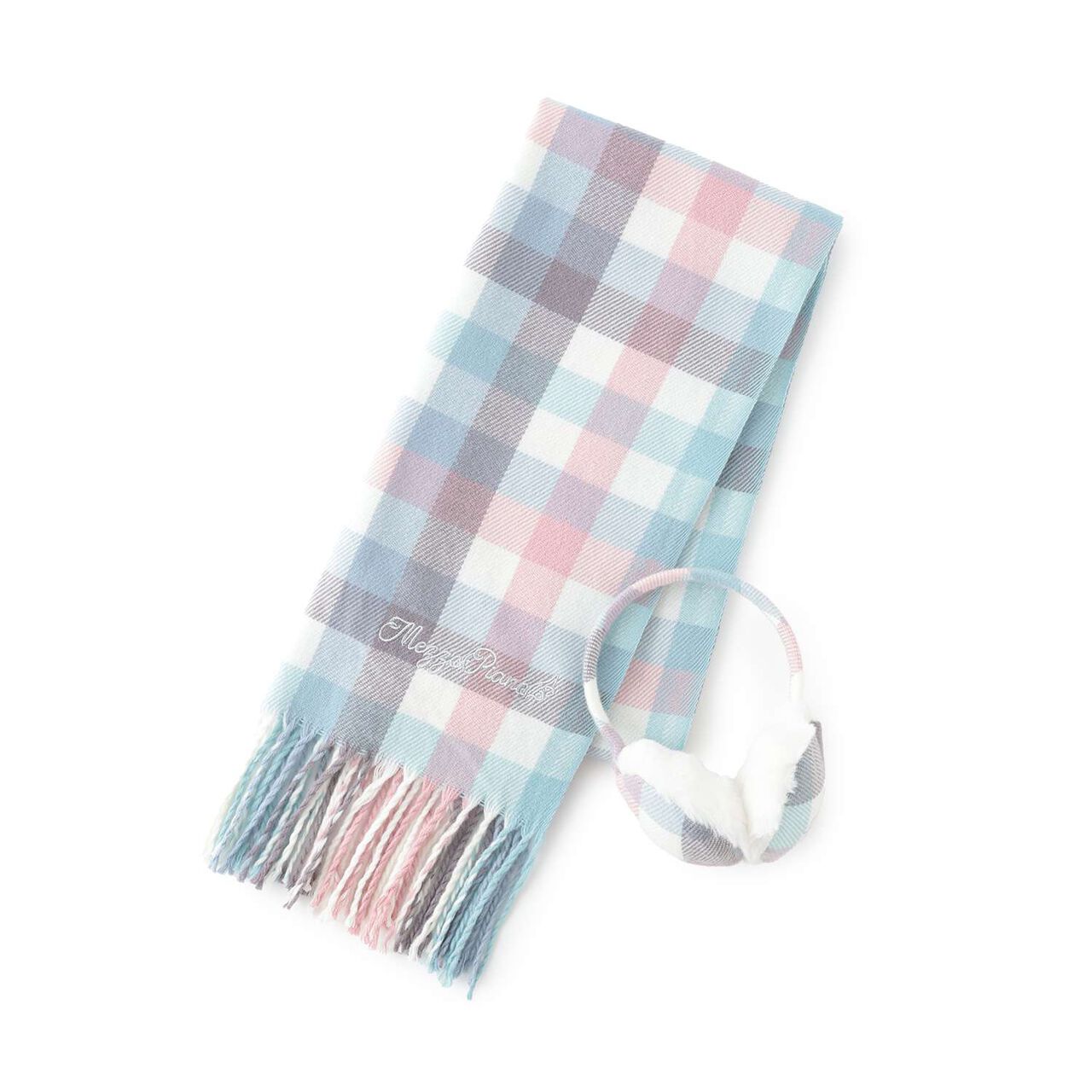 Ear Muff & Scarf Set,Multi color, large image number 0