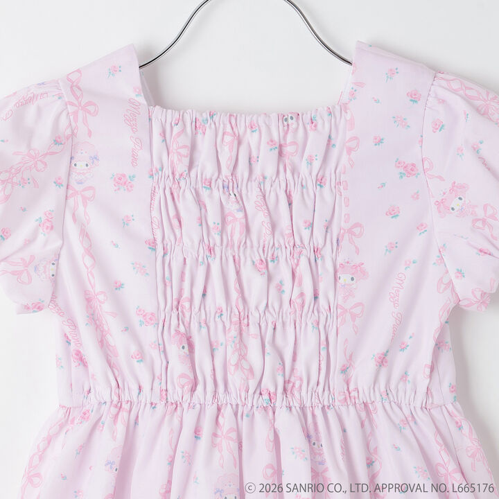 My Melody / My Sweet Piano Ballerina Print One-Piece Dress,Light pink, medium image number 11