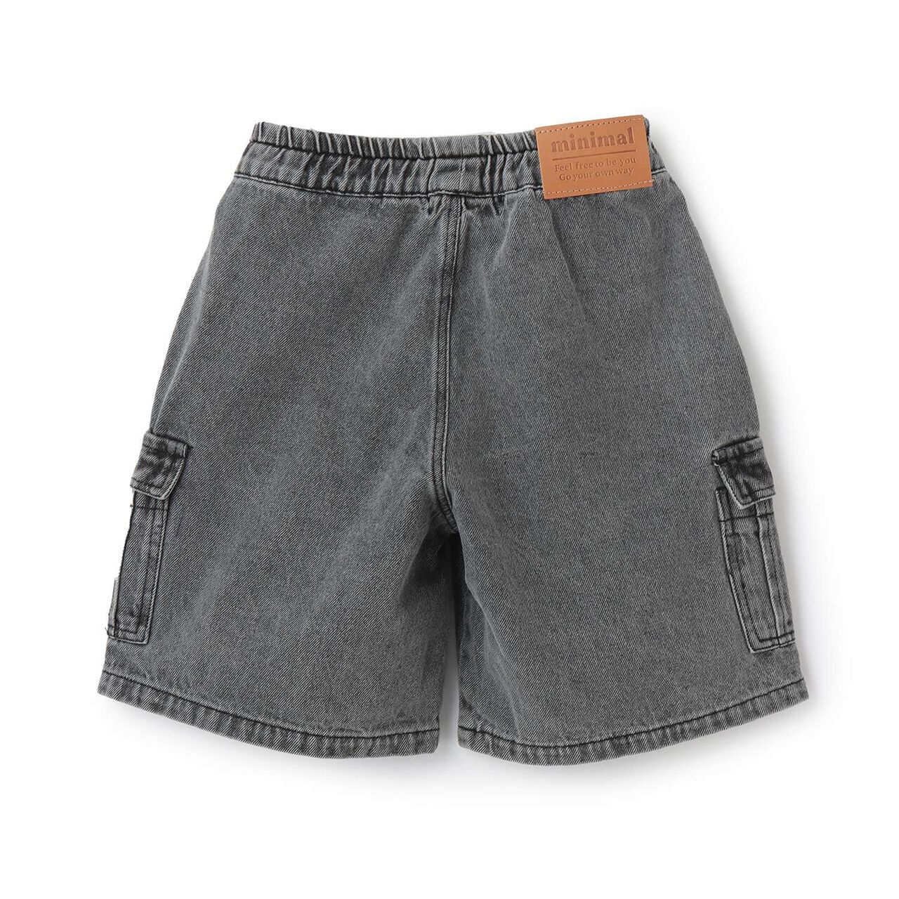 Denim Half Pants,Blue, large image number 10