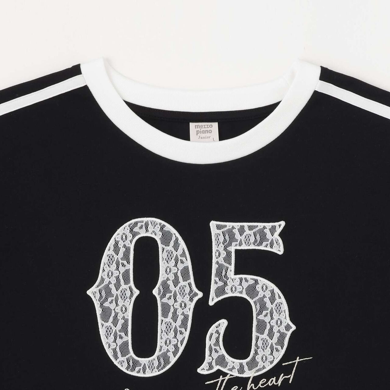 Cool Touch Numbered Tiered One-Piece Dress,Black, large image number 2