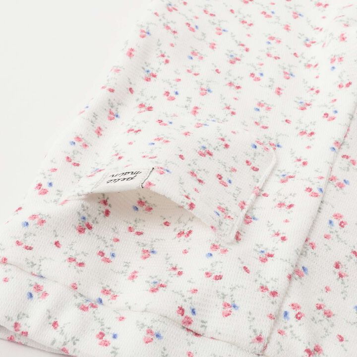 7/8 Frill Jersey Knit Pants,Multi color, medium image number 9