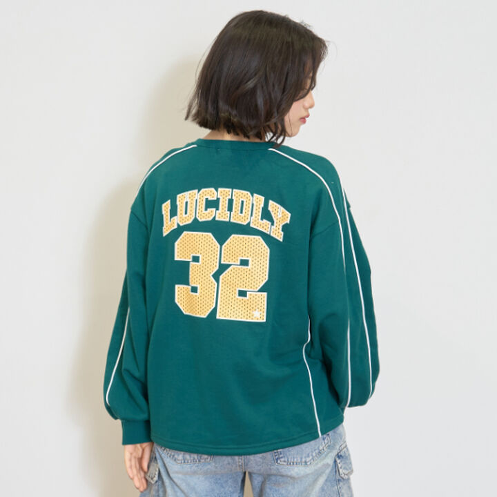 [7 Days] Game Sweatshirt,Moss green, medium image number 2