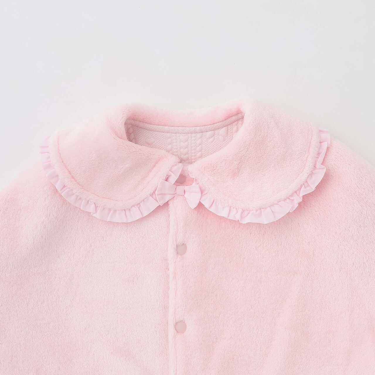 Flocked Jacquard Reversible Cape,Light pink, large image number 9