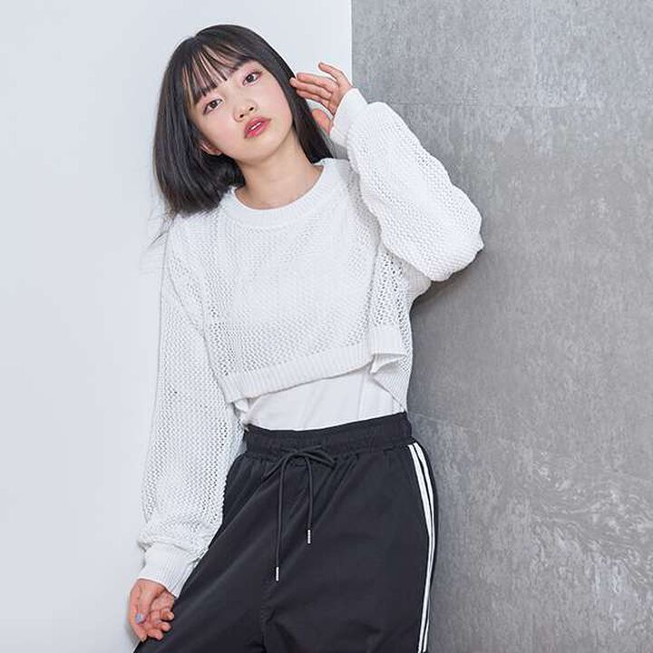 LTXC - Mesh Knit with Inner Layer,Black, medium image number 20