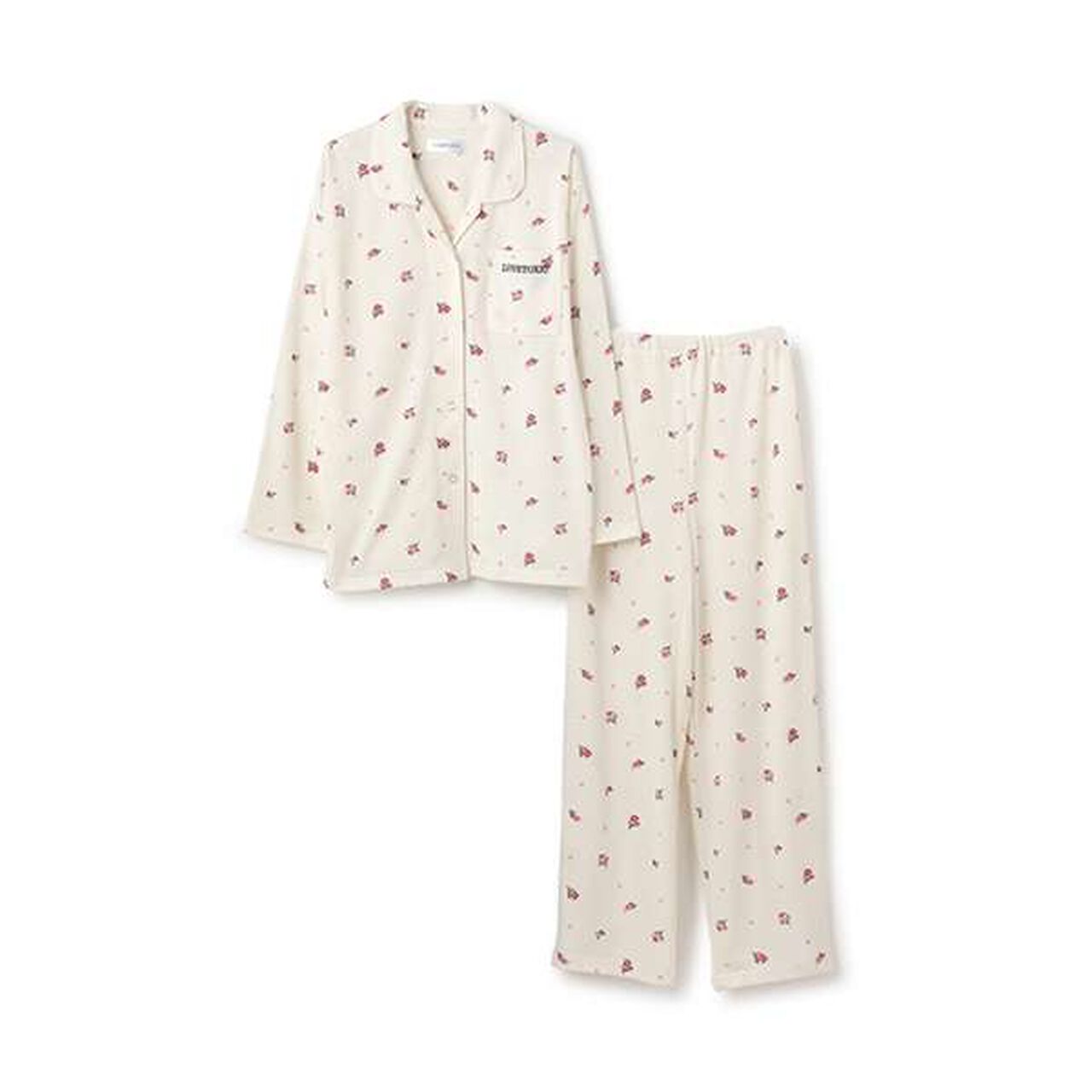 Long-Sleeve Knitwear Set,Pink, large image number 3