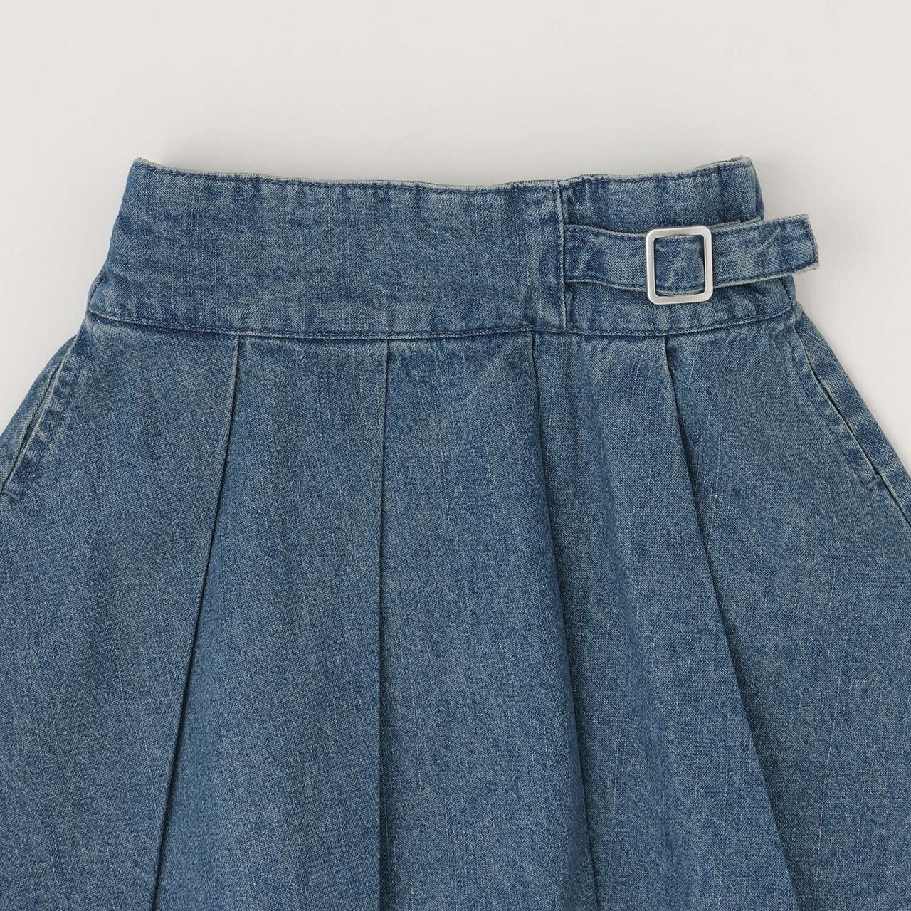 [Ready-to-Wear] Denim Bustier & Pleated Skirt Outfit Set,Blue, large image number 26