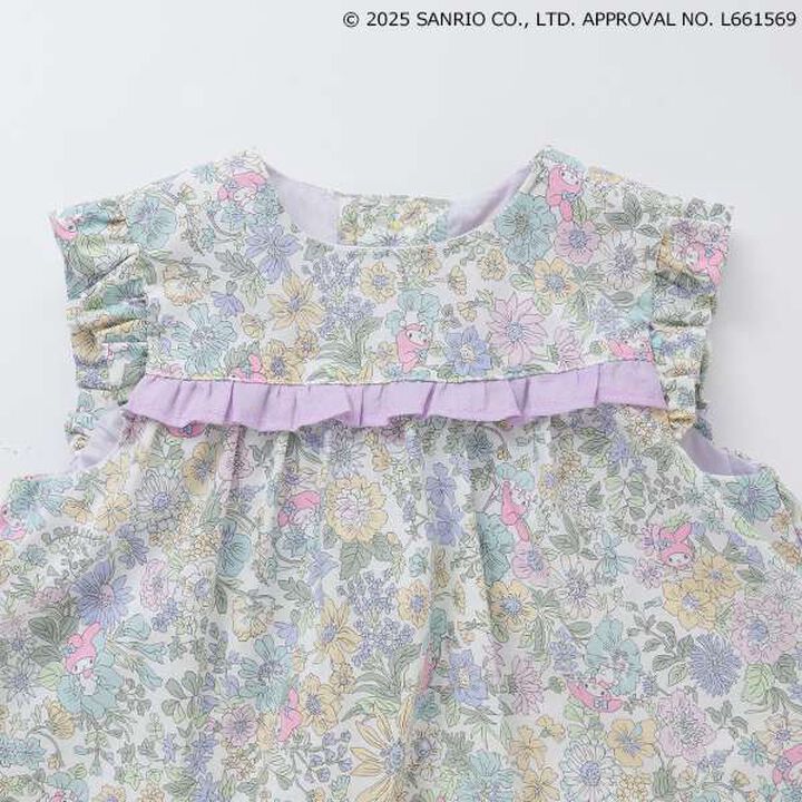 [My Melody] Liberty Baby Suit,Coral red, medium image number 3