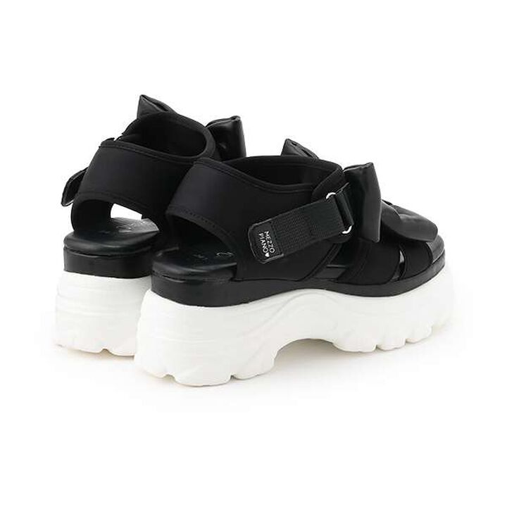 Double Ribbon Sport Sandals,White, medium image number 5