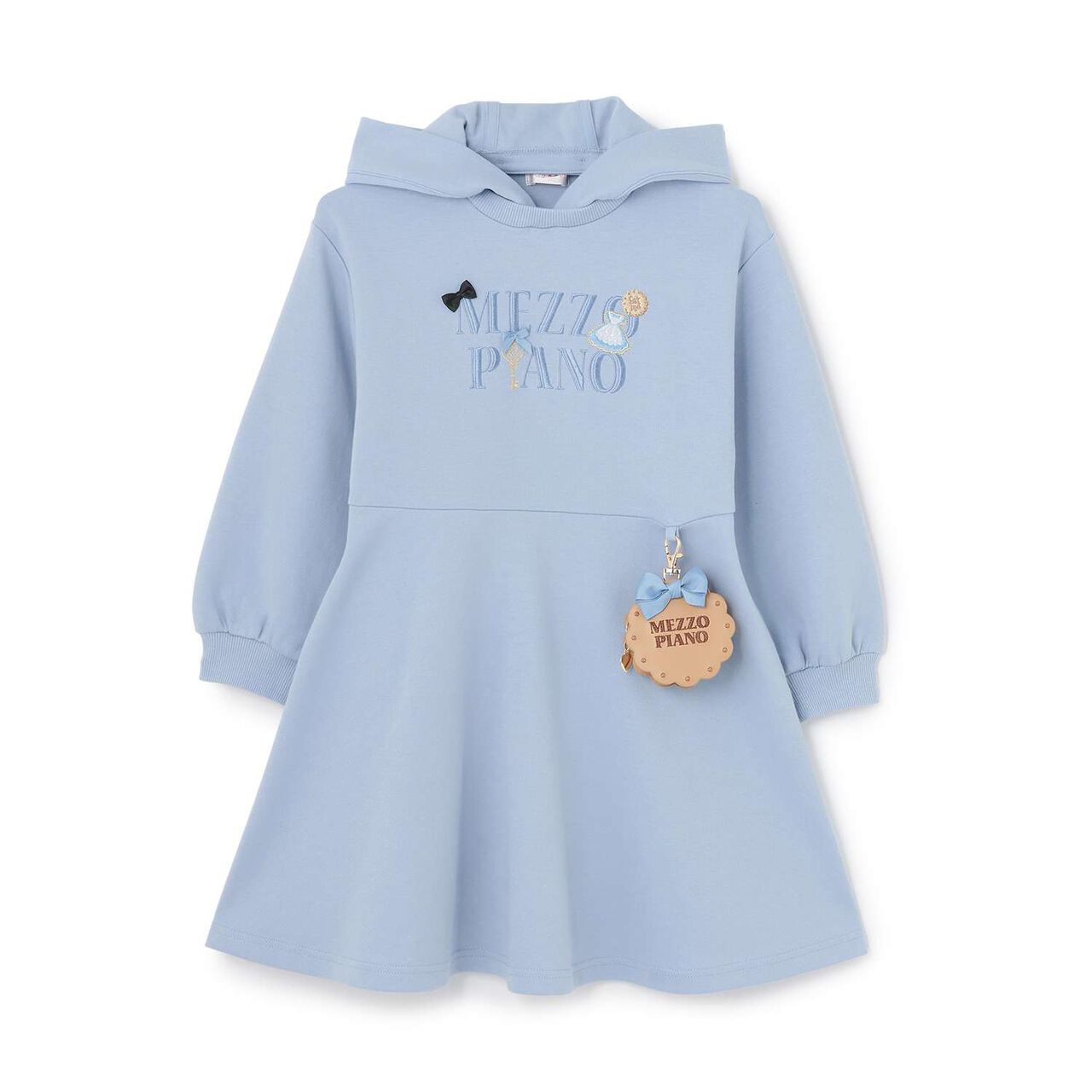 Wonderland Parka One-Piece Dress,Sax blue, large image number 8