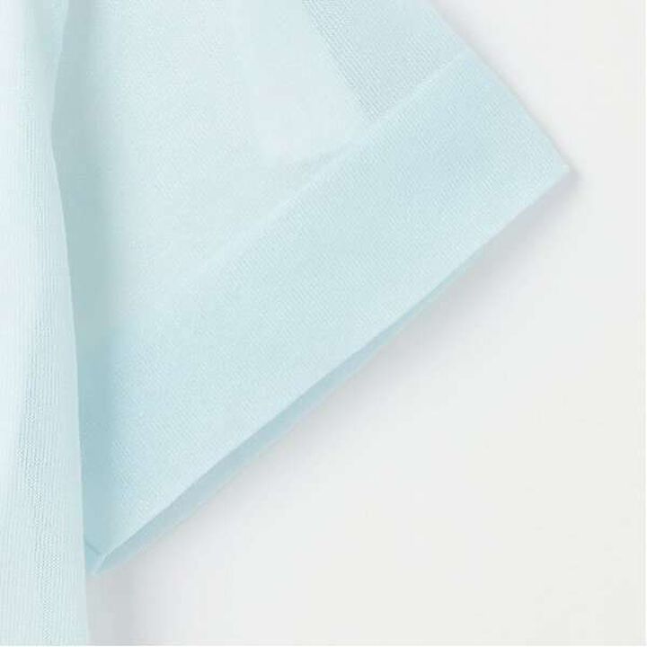 Sheer Knitwear T-Shirt Set,Light blue, medium image number 16