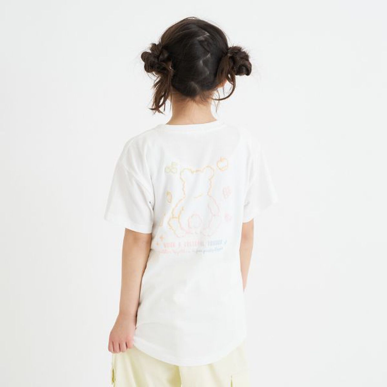 Daily Price Gradient Bear Short-Sleeve Tunic T-Shirt,Charcoal gray, large image number 23