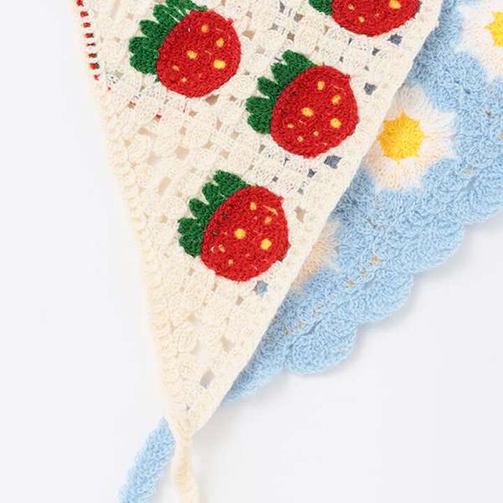 Assorted Black Crochet Babushka,Pink, medium image number 8