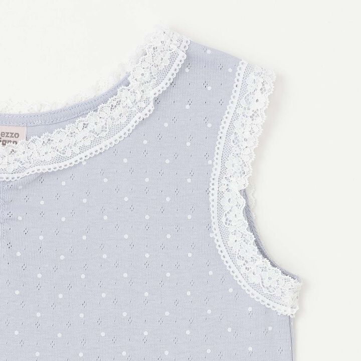 Cut and Sew Cardigan & Tank Top Set,Ivory, medium image number 7