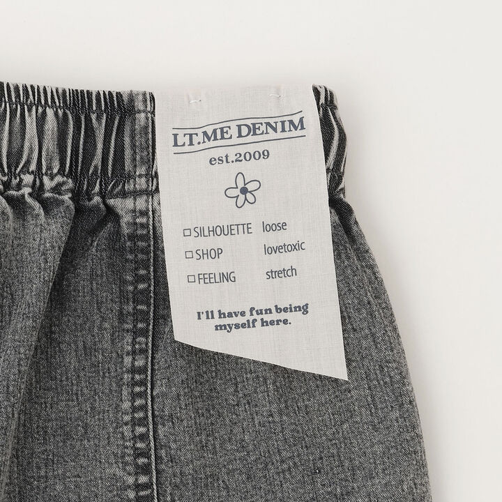 [LTXC/ME DENIM] Stretch Quick-Dry Denim Cargo Pants with Belt Loops,Blue, medium image number 19