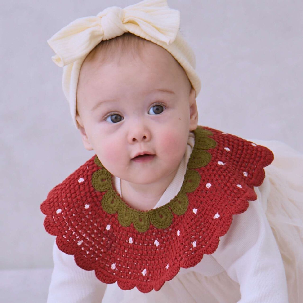 Strawberry Collar Romper,Pink, large image number 3