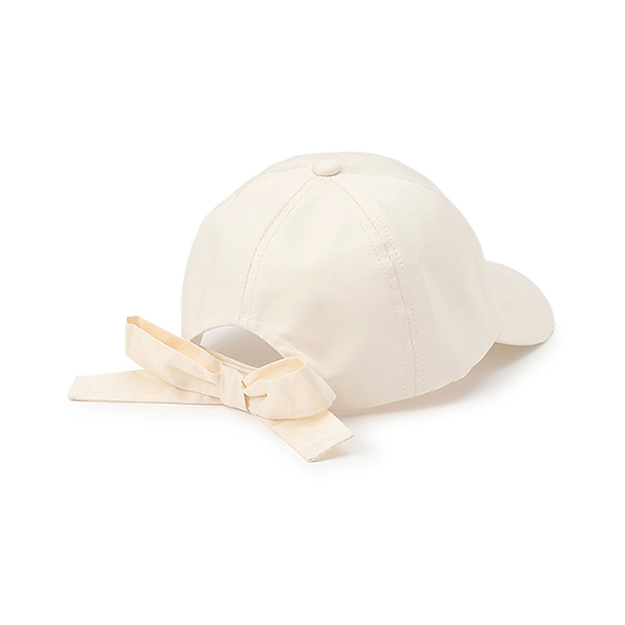 [Disney] Embroidered Back Ribbon Cap,Ivory, large image number 1