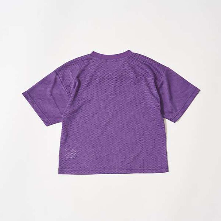 [Set Up Compatible] V-Neck Mesh Top,Purple, medium image number 17