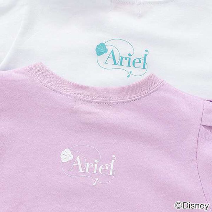[Stain-resistant and Water-repellent] Disney Princess Puff Sleeve T-Shirt,White, medium image number 8