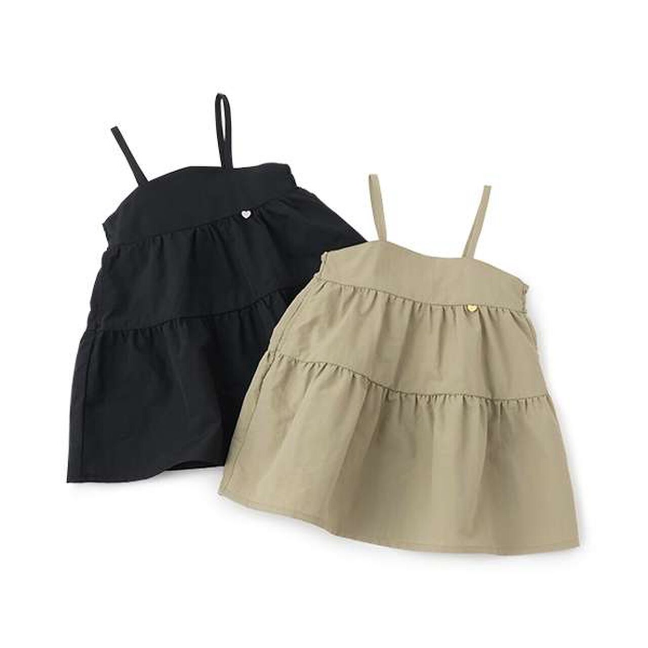 Tiered Long-Sleeve One-Piece Dress with Back Ribbon,Light khaki, large image number 9