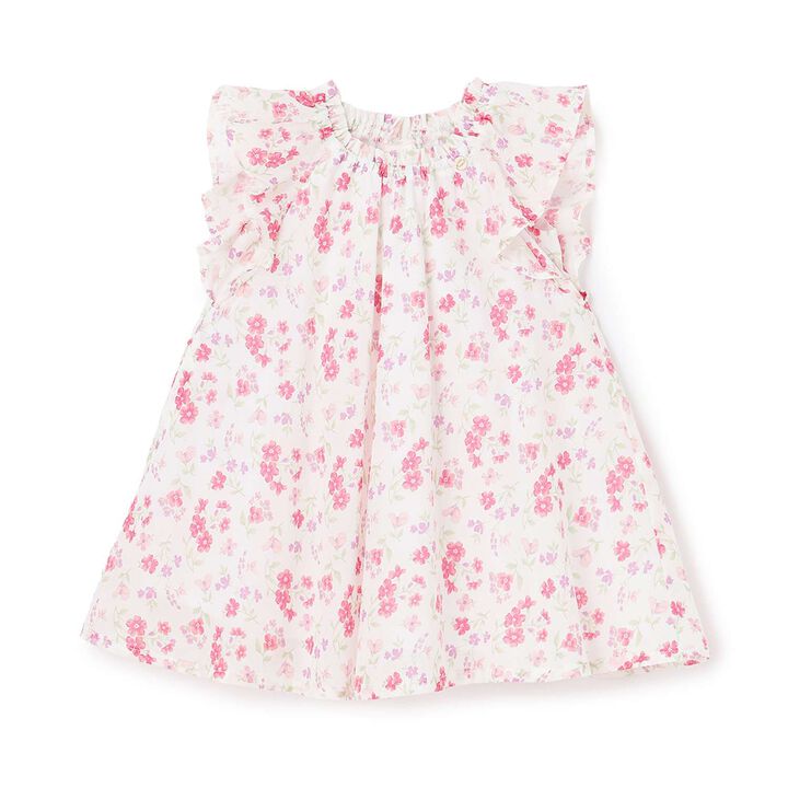 Link Floral Pattern A-Line One-Piece Dress,Pink, medium image number 0