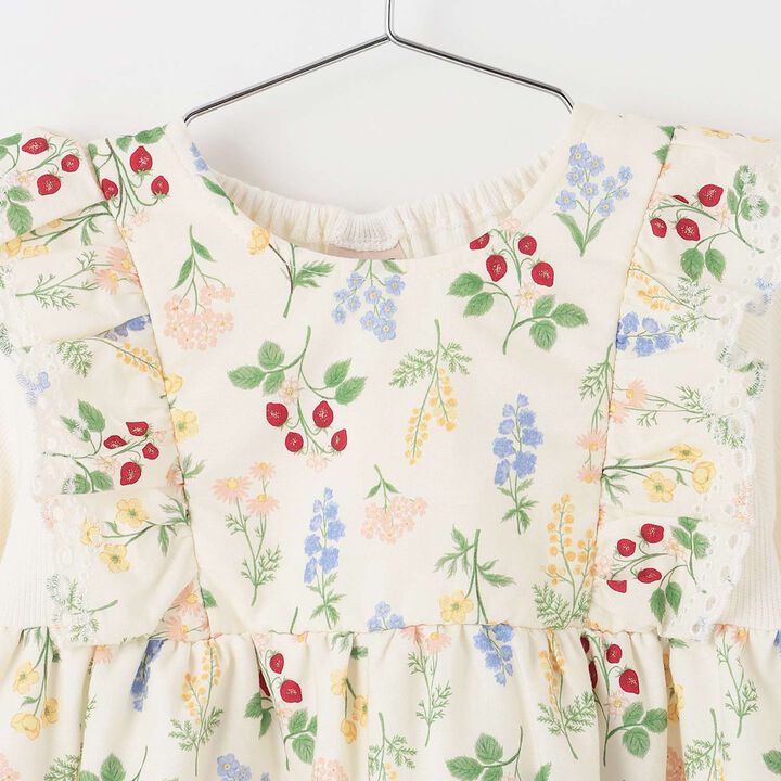 Link Shoulder Frill Long-Sleeve Tunic,Multi color, medium image number 8