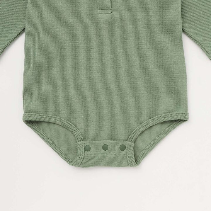 Collared Romper + Pants Set,Green, medium image number 5