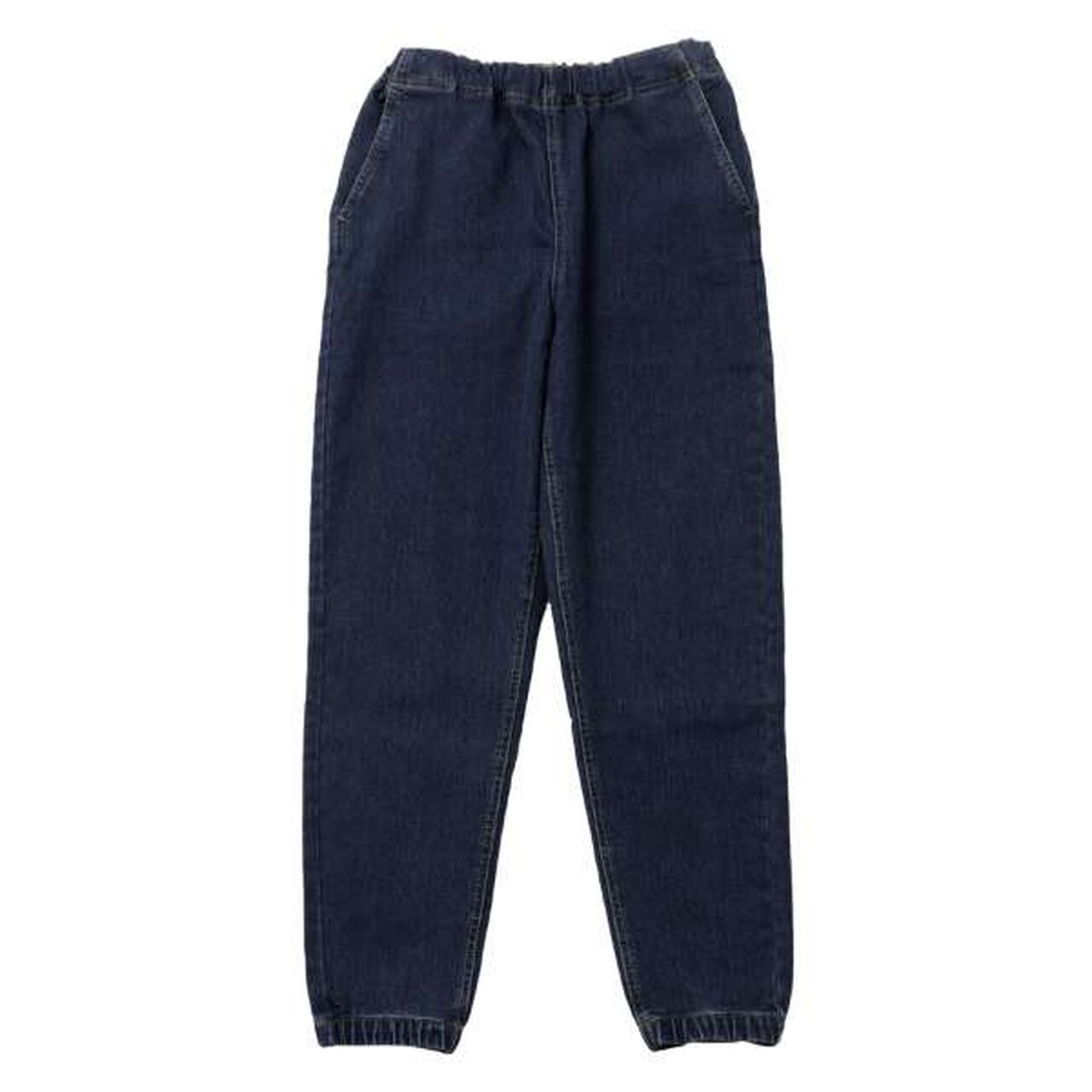 Stretch Denim Jogger Pants,Deep blue, large image number 7