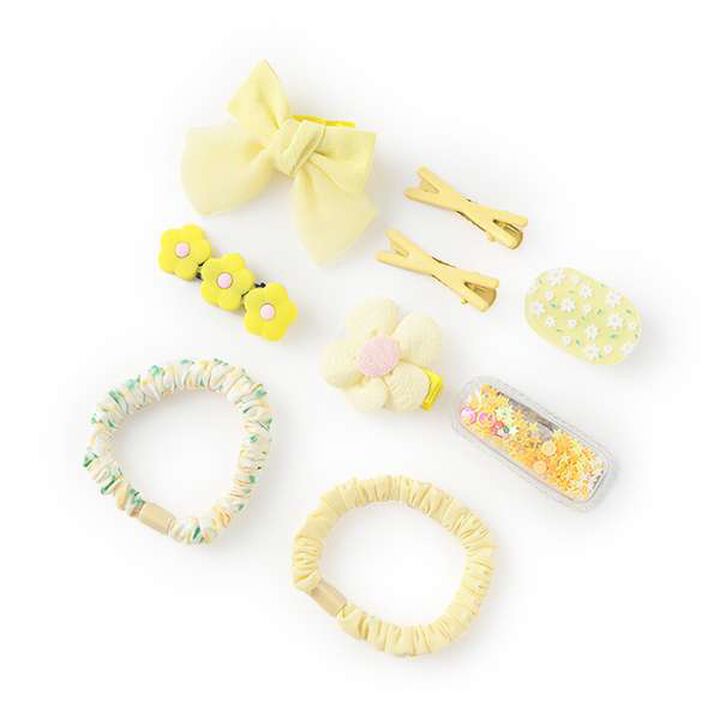 Assorted Hair Accessory Set [L],Yellow, medium image number 0
