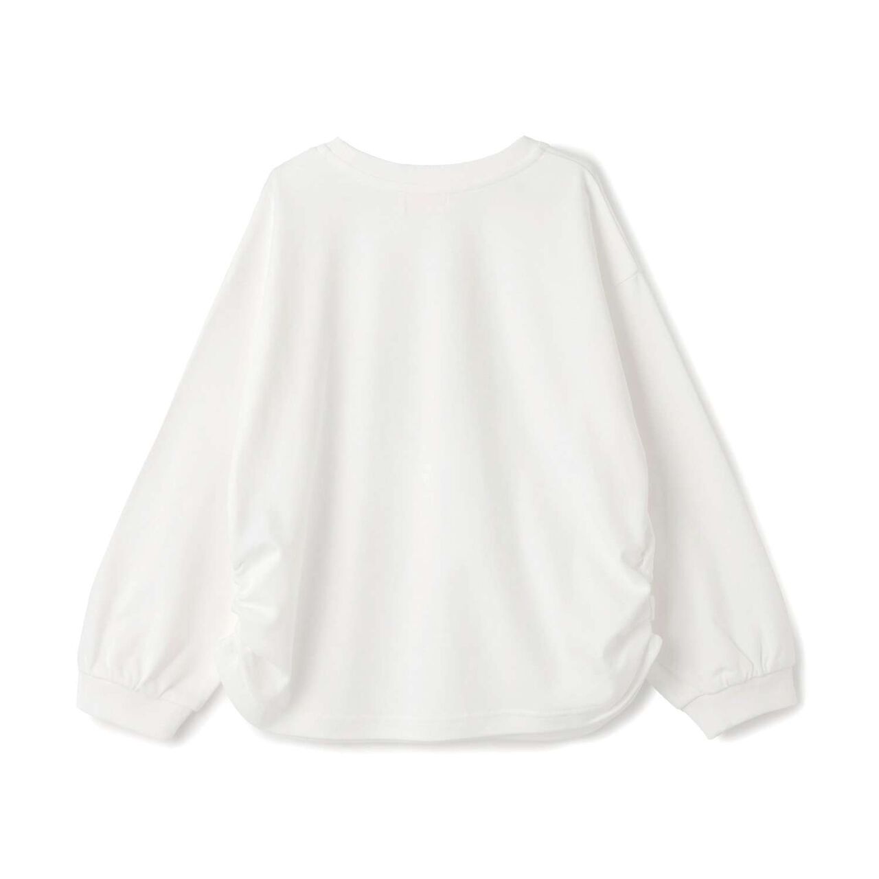 Ribbon Logo Appliqu&eacute; Long-Sleeve T-Shirt,Blue, large image number 5